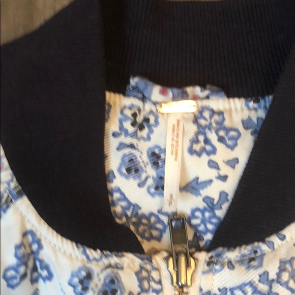 Free People Printed Bomber Jacket - Picture 5 of 10